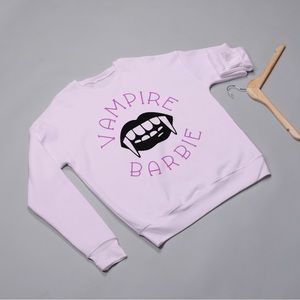 Vampire Barbie Fleece Crew 🩷